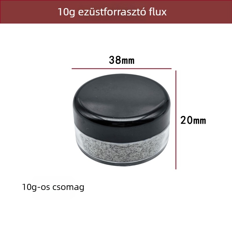 Ékszerek forrasztófolyadéka és ezüst forraszpor – gyűrűk és nyakláncok javítására, DIY fémmunkák