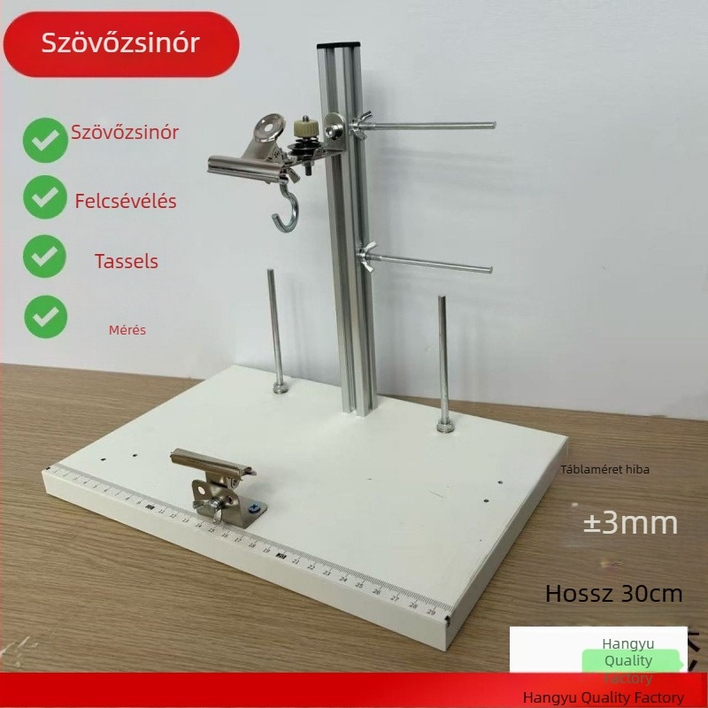 Kézzel szőtt keret füzérrel – DIY ékszerekhez többfunkciós rögzítőkeret