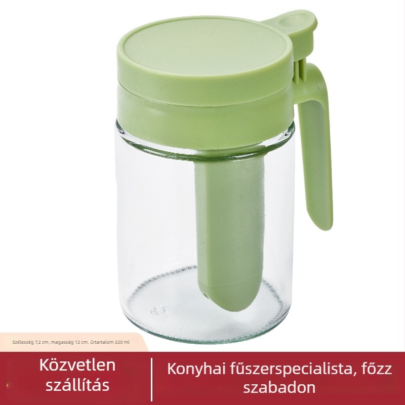 Zárható üveg fűszer- és sótartó készlet a konyhába – nedvességálló tárolóedények