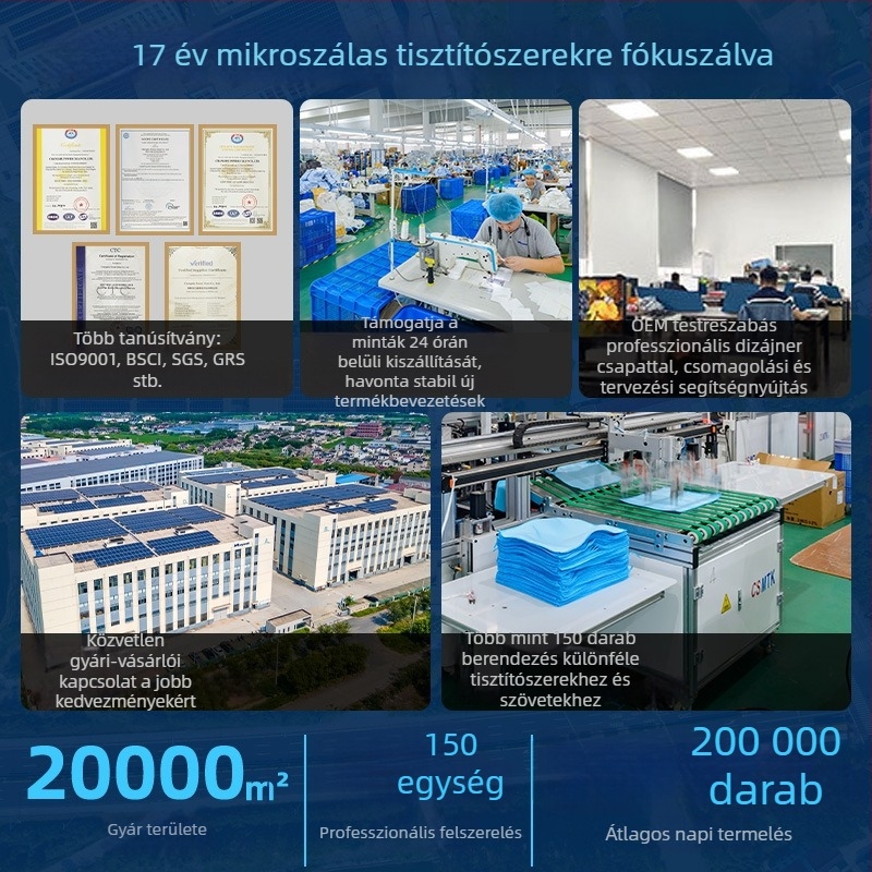 Bambuszrostos törlő, testreszabható négy színű tekercs, kézzel téphető rongy, foltálló konyhai kendő