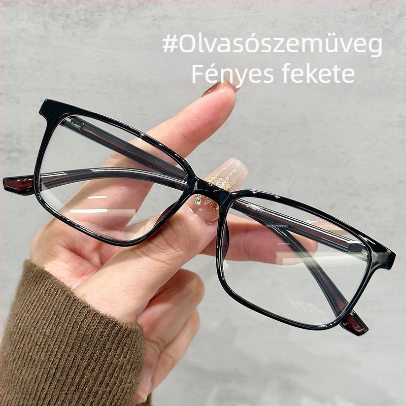 TR90 olvasó szemüveg kékfényvédővel, ultra könnyű keret, uniszex, négyzet alakú, teljes keret, koreai retro üzleti sport stílus
