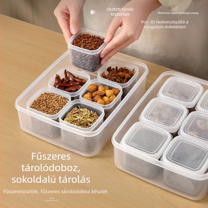 SP japán stílusú fűszer tároló készlet fűszertartókkal, bors és csillagánizs számára