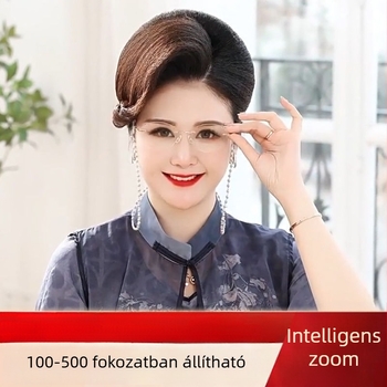 Női keret nélküli olvasószemüveg anti‑kék fény védelemmel – okos divat stílus középkorúaknak és időseknek