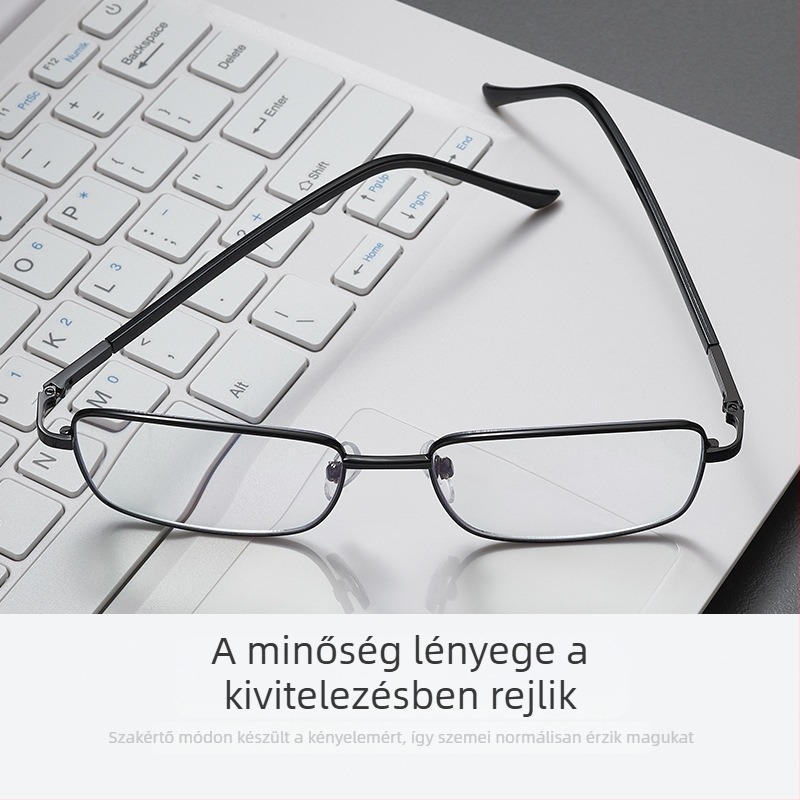 Okos zoomos progresszív olvasószemüveg kékfény- és sugárzás elleni védelemmel, hosszú- és közeli látáshoz