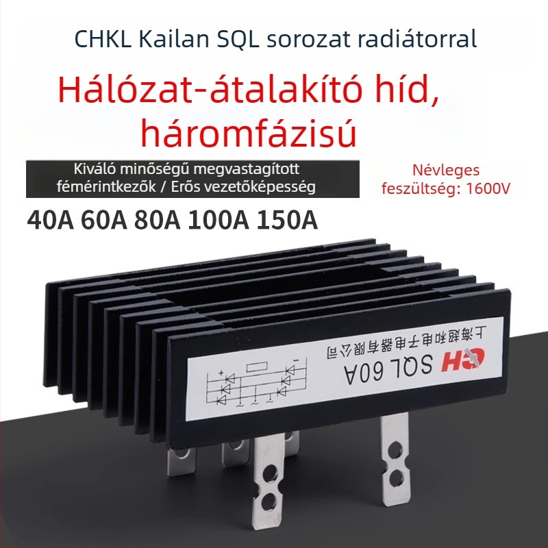 CHKL SQL100A1000V Diódás híd, SQL100A(100×60), Háromfázisú