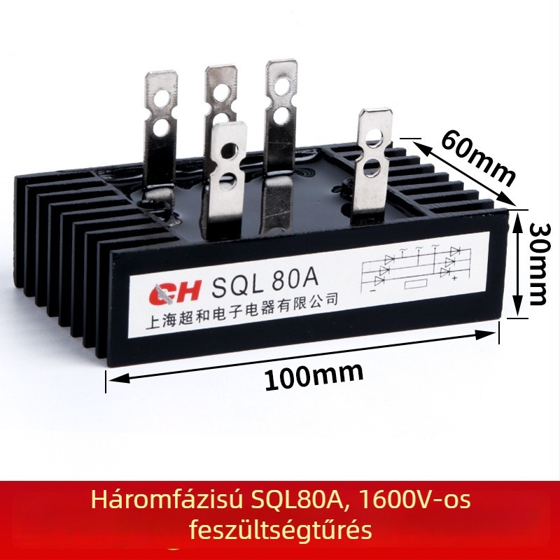 CHKL SQL100A1000V Diódás híd, SQL100A(100×60), Háromfázisú