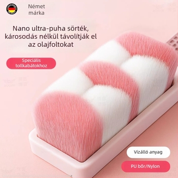 Puha sörtéjű kefe dzsekkikhez — háztartási tisztító kefe, amely nem károsítja a ruhákat és nem hullik szálat, tisztító kefe kültéri dzsekikhez