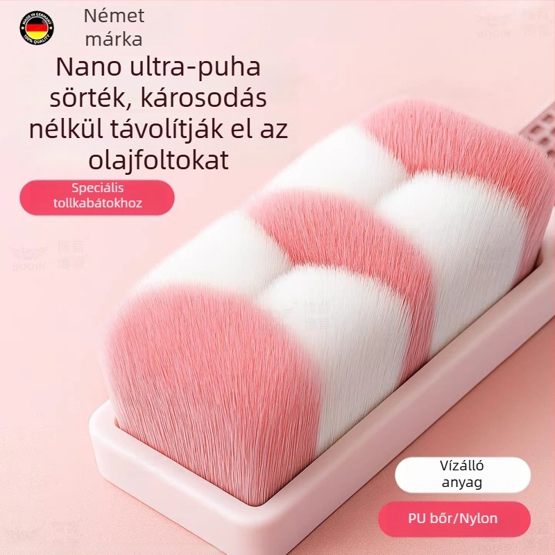 Puha sörtéjű kefe dzsekkikhez — háztartási tisztító kefe, amely nem károsítja a ruhákat és nem hullik szálat, tisztító kefe kültéri dzsekikhez