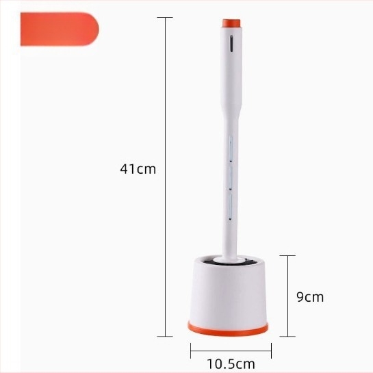 Spray WC-kefe talppal – otthoni használatra, holt sarkok nélkül, normál és ülő WC-hez