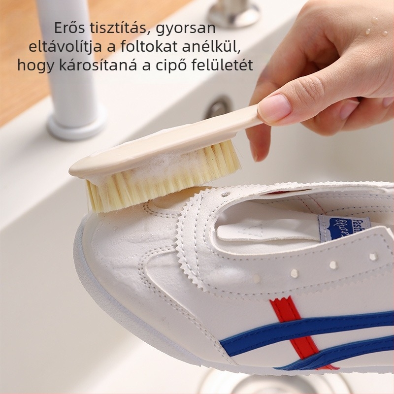 Puha sörtéjű cipőtisztító kefe háztartási használatra, többfunkciós