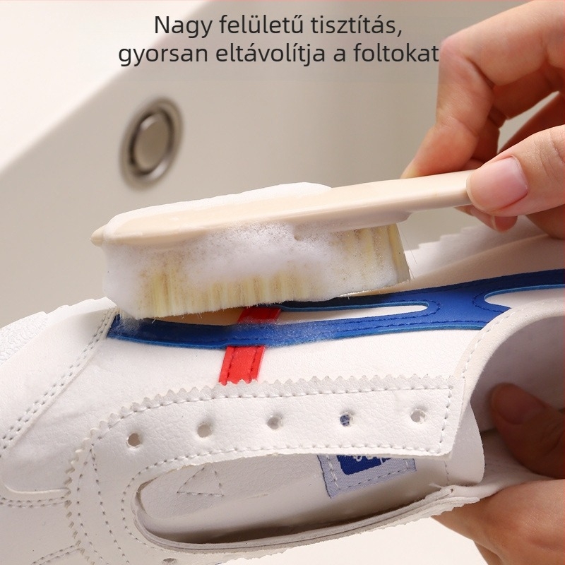 Puha sörtéjű cipőtisztító kefe háztartási használatra, többfunkciós