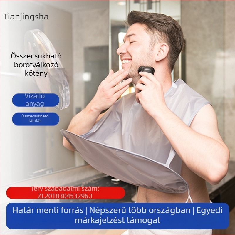 Borotválkozó kötény ujjatlan, továbbfejlesztett változat, kényelmes borotválkozáshoz