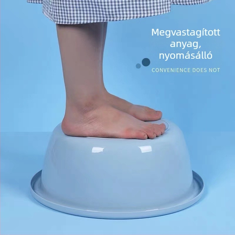 Star műanyag vastagított mosdóedény – többfunkciós edény arc-, láb-, zöldség- és gyermekmosáshoz