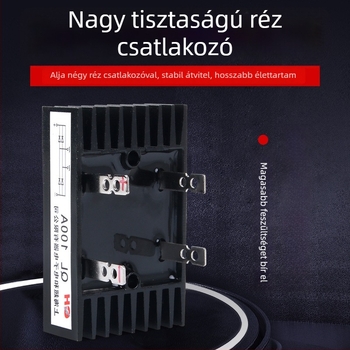Raktáron egyfázisú híd-egyenirányító nagy teljesítményű hűtéssel, modell QL100A1600V