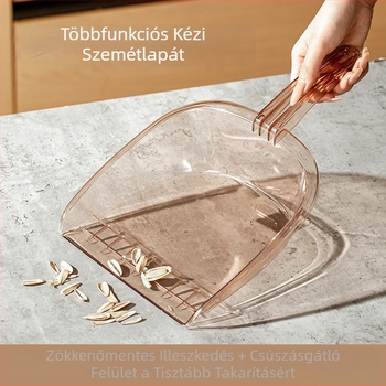 Műanyag kis szemetesvödör dustpan és scoop