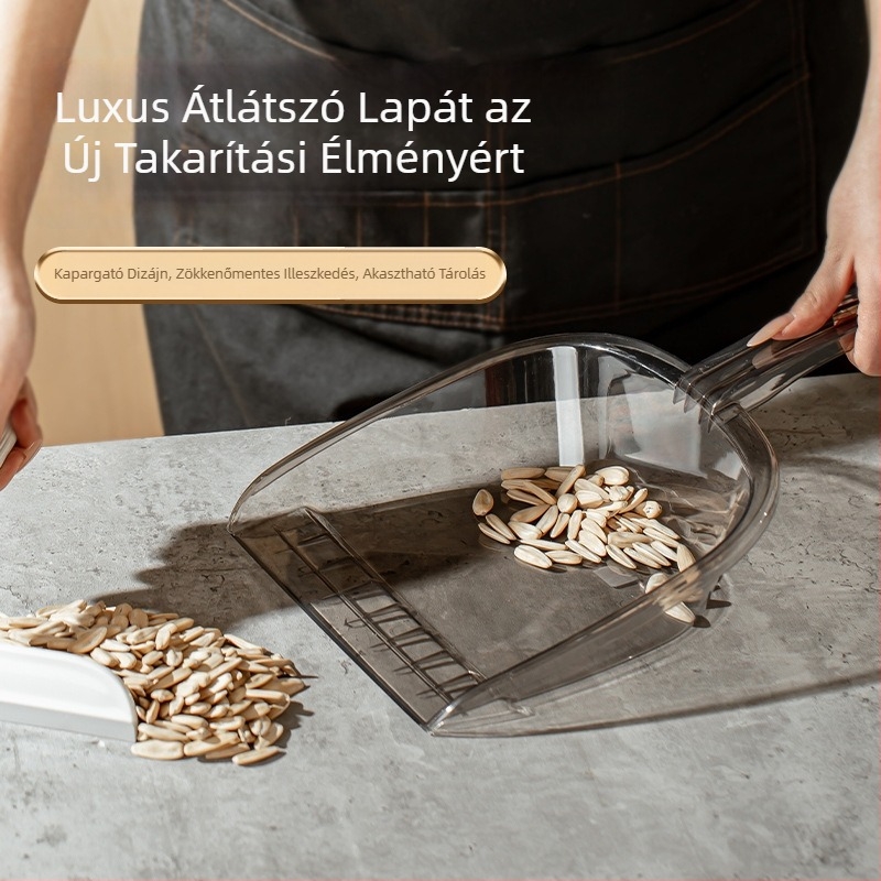 Műanyag kis szemetesvödör dustpan és scoop