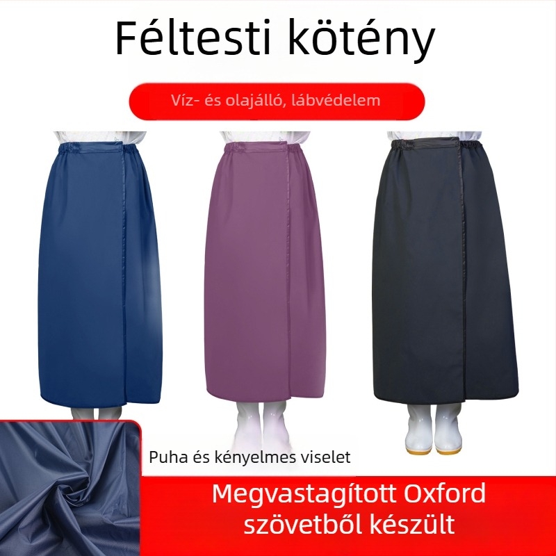 Tea-gyűjtő kötény szoknya-nadrág dizájnnal, kopásálló és vízálló anyag, kültéri teakertekhez, többfunkciós