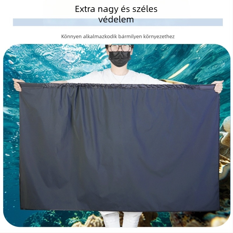 Tea-gyűjtő kötény szoknya-nadrág dizájnnal, kopásálló és vízálló anyag, kültéri teakertekhez, többfunkciós
