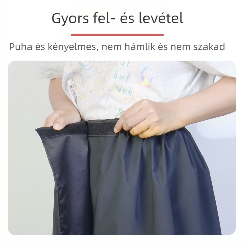 Tea-gyűjtő kötény szoknya-nadrág dizájnnal, kopásálló és vízálló anyag, kültéri teakertekhez, többfunkciós