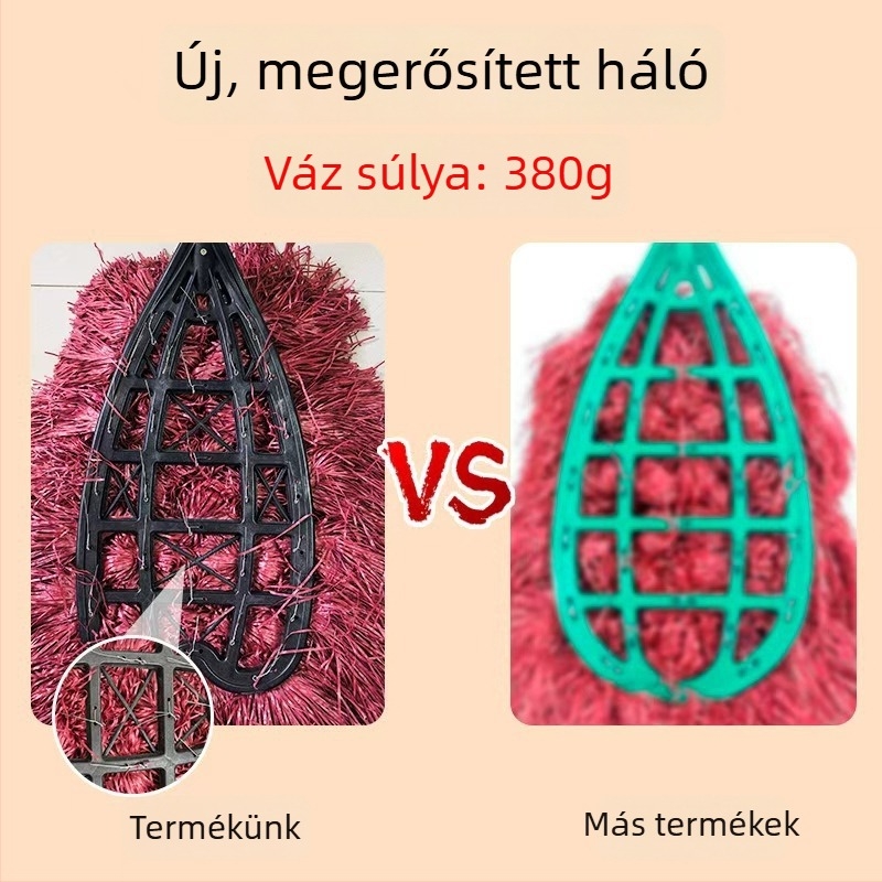 Műanyag porlapát és seprű otthoni, kert-, műhely- és utcai tisztításra