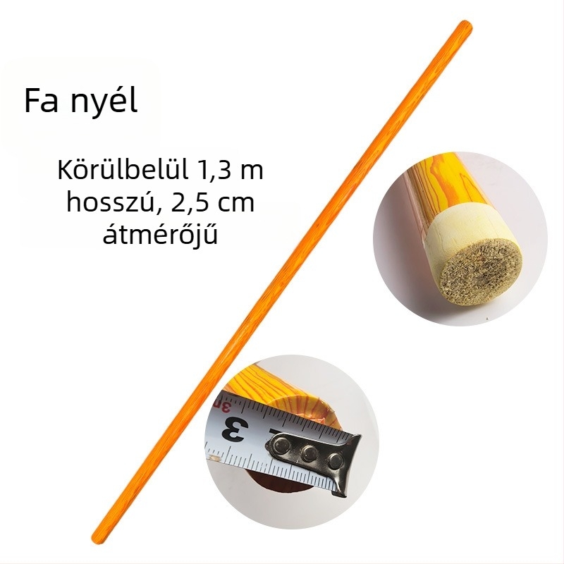 Műanyag porlapát és seprű otthoni, kert-, műhely- és utcai tisztításra