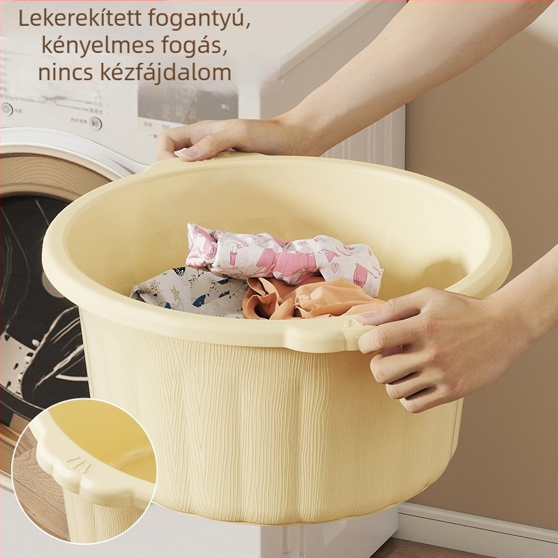 Otthoni lábfürdőedény masszázzsal, őszi-téli használatra, vastagabb új modell, könnyen használható