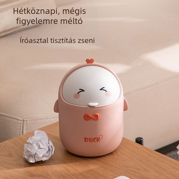 Kacsa alakú asztali szemetes, műanyag, mini méretű