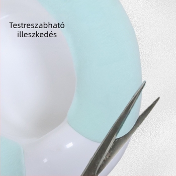 Gyerek WC-ülőke párna – téli meleg, csúszásmentes, öntapadó, vágható