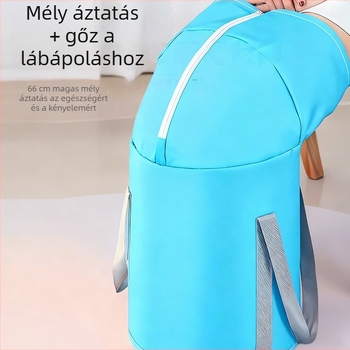 Összecsukható lábfürdő kád, térdig érő mélységgel, szigetelt lábszár, vastag falú otthoni lábfürdő kád