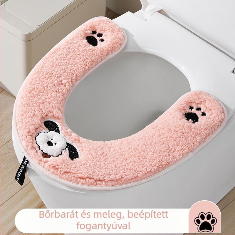Új vécéülőpárna, minden évszakban használható, vízálló, vastagított változat, rajzfilm mintával