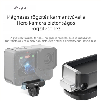GoPro Hero12/11/10/9/8/11 Mini/MAX mágneses gyorsoldó készlet — alumíniumötvözet