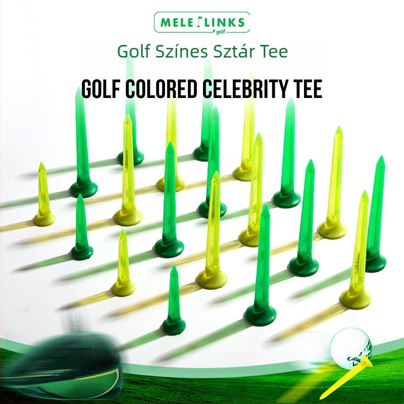 Színes műanyag golf tee-k és labdahordó tartó