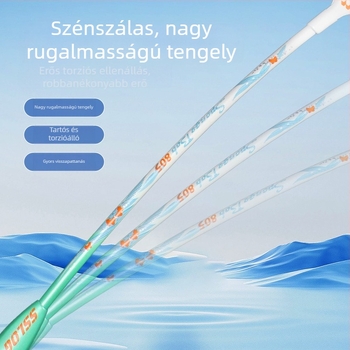 Új, kiváló minőségű ultra-könnyű vas-ötvözetű tollasütő kezdőknek, tinédzsereknek és felnőtteknek