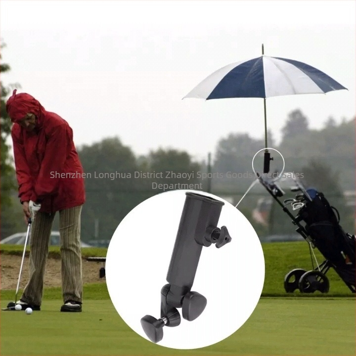 Golfkocsihoz és babakocsihoz való esernyőtartó