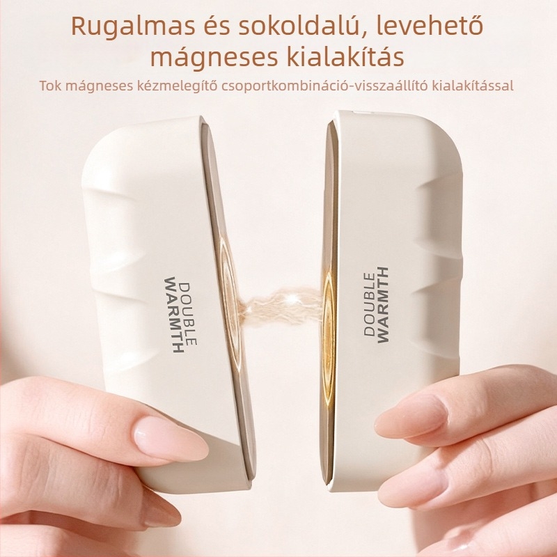 Mágneses elektromos kézmelegítő, leválasztható dizájnnal, hordozható kültéri fűtőeszköz
