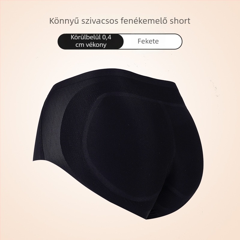 Varrásmentes, vékony, párnázott fenékemelő fehérnemű női, természetes vonal, Ice Silk anyagból