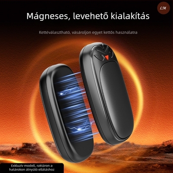 Újratölthető, hordozható kézmelegítő magas hőmérséklettel, robbanásbiztos, osztott mágneses kialakítású téli használatra