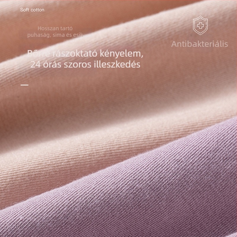 Ice Silk nyári vékony, varrat nélküli női alsó antibakteriális grafén béléssel, légáteresztő, középmagas derékvonal