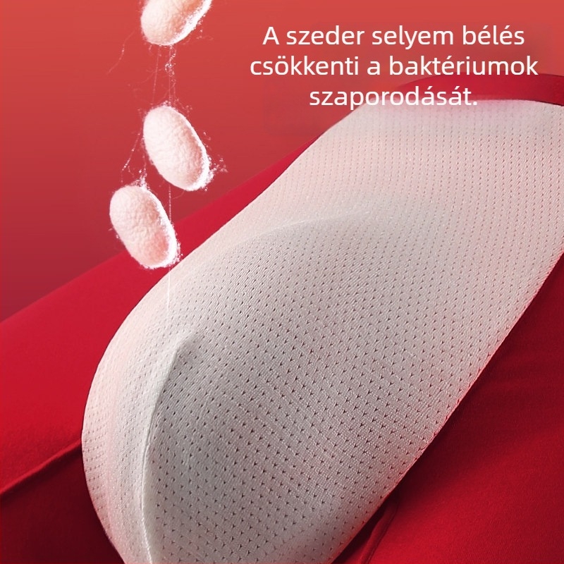 Férfiaknak szóló modal luxus selyem boxeralsó burgundi színben, mulberry selyem bélés, a Ló évére és a születési évére