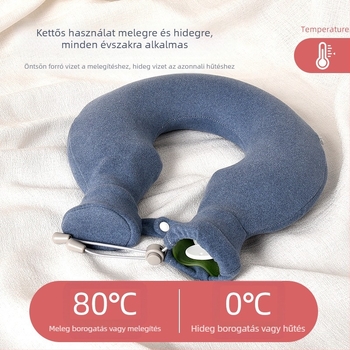 U alakú melegvíz-táska nyakra és vállakra
