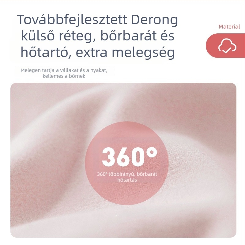 U alakú melegvíz-táska nyakra és vállakra