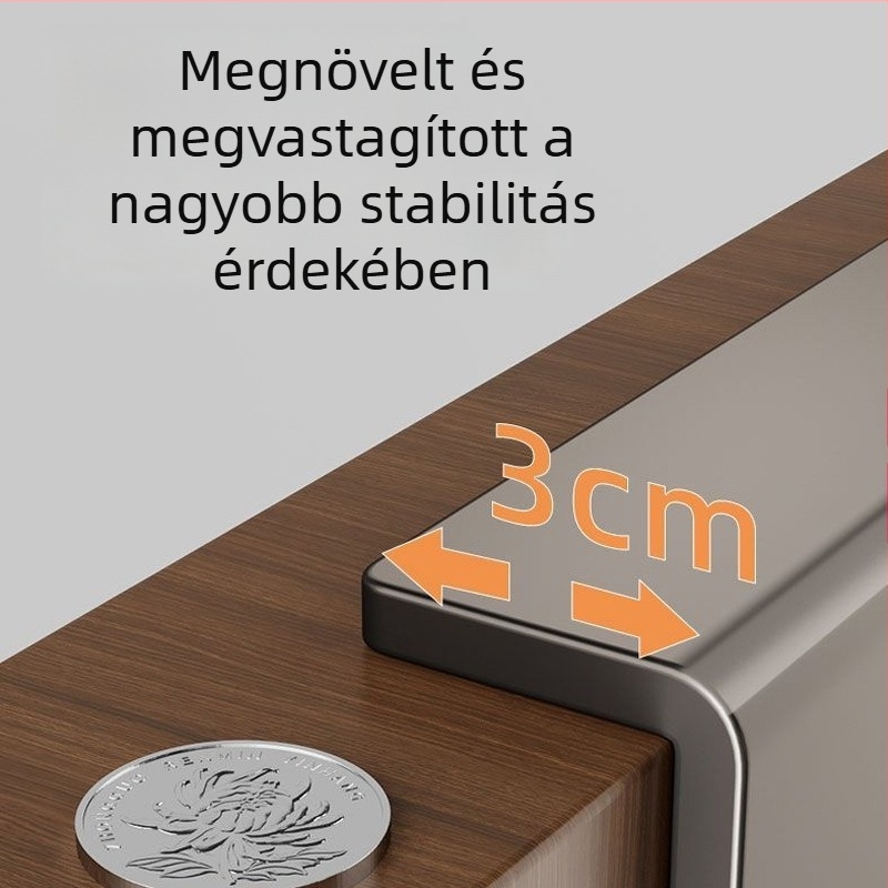 Ajtó mögötti ruhatároló, falra szerelt, fúrás nélküli, diszkrét tárolás ruháknak és táskákhoz