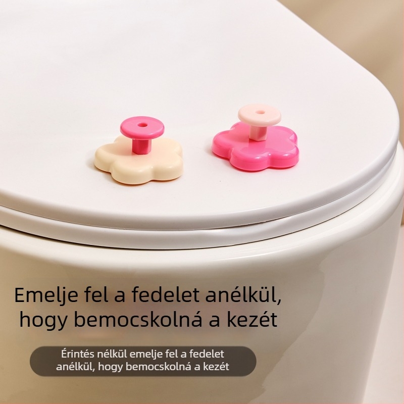 Virágmintás kontrasztos szívókampó fürdőszobába, erős vákuum, fúrás nélkül, nyom nélkül eltávolítható
