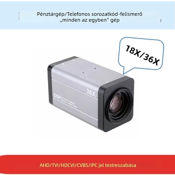 36x-os zoomos integrált kamera, AHD koaxiális hálózati zoom megfigyelő, digitális mindent egyben, beltéri 1080p