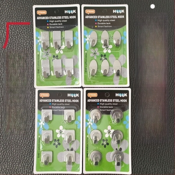 Mini ragasztóhorgok, fúrás nélkül, erős teherbírás, tároláshoz