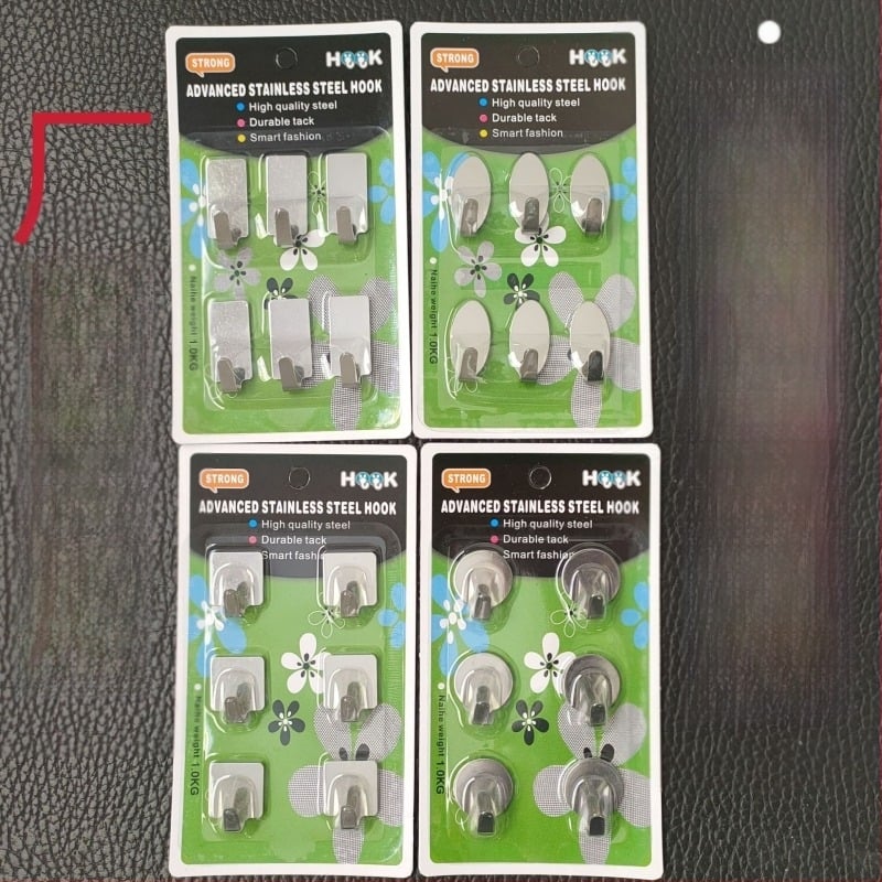 Mini ragasztóhorgok, fúrás nélkül, erős teherbírás, tároláshoz