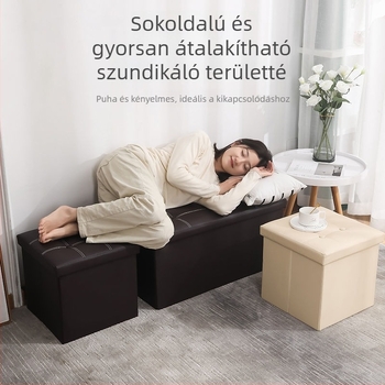 Nagy kapacitású játékok tároló doboz, összecsukható, többfunkciós ruházati szervező