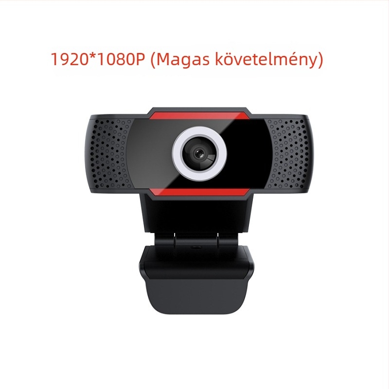 1080p HD számítógépes webkamera beépített mikrofonnal, meghajtó nélkül, videokonferenciákhoz és oktatáshoz