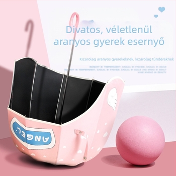 Karikaturás sisak alakú esernyő, UV védelem, kettős használat nap és eső, gyerekeknek és nőknek