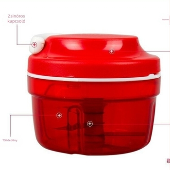 Konyhai mini fokhagymaprés — kézi, kompakt aprító- és zúzó eszköz
